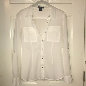 White button down shirt